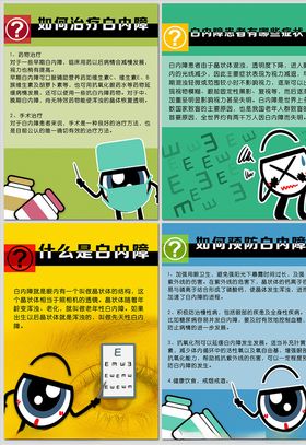 如何预防治疗白内障海报