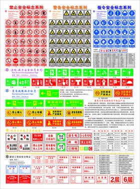 禁止警示提示标识