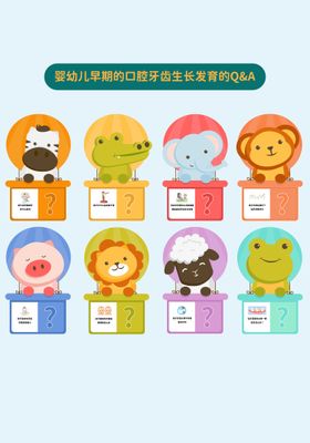 儿童牙齿早矫文化墙背景板