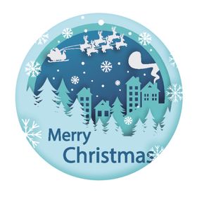 圣诞节素材送礼老人Merry