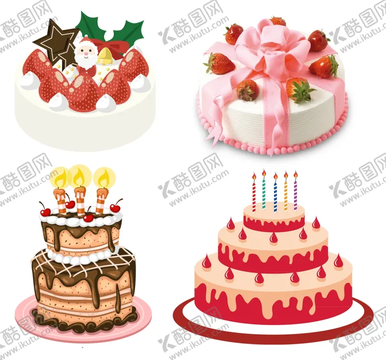 编号：14489904230341001152【酷图网】源文件下载-生日蛋糕