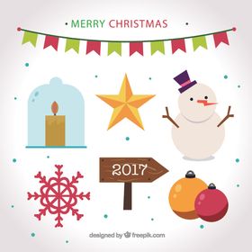 圣诞节装饰元素