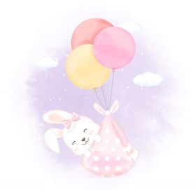卡通兔子