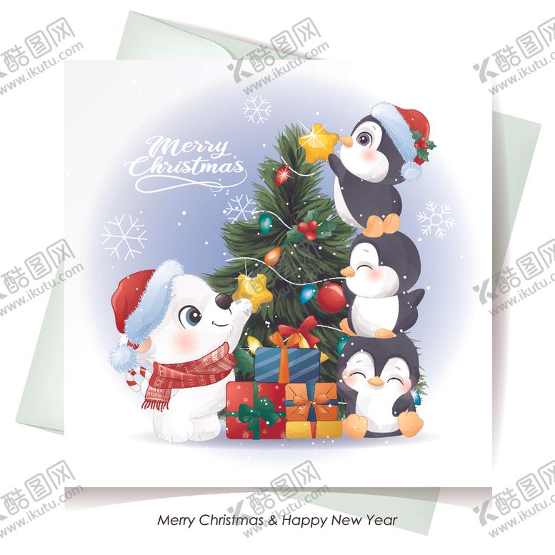 编号：19114109090222558790【酷图网】源文件下载-卡通圣诞节