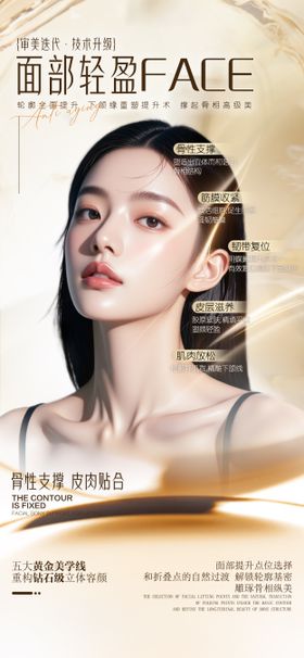 医美抗衰宣传海报