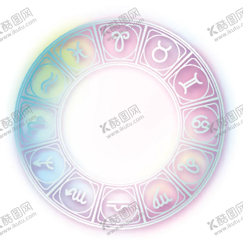编号：28001804170550309046【酷图网】源文件下载-手绘十二星座