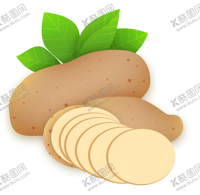 编号：47302109141347347318【酷图网】源文件下载-手绘卡通动漫火锅食材土豆水果主食