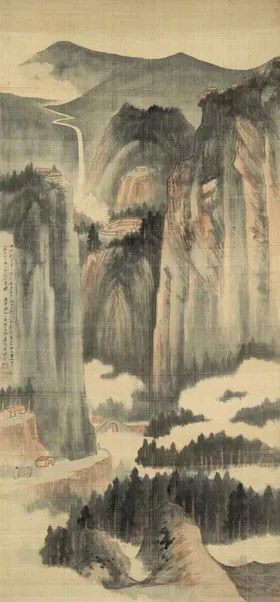 张大千国画
