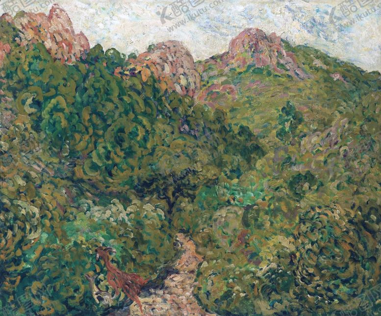 编号：93164909261535112141【酷图网】源文件下载-复古色调田园风景油画