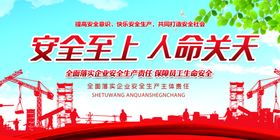 安全生产人人有责标语工地展板