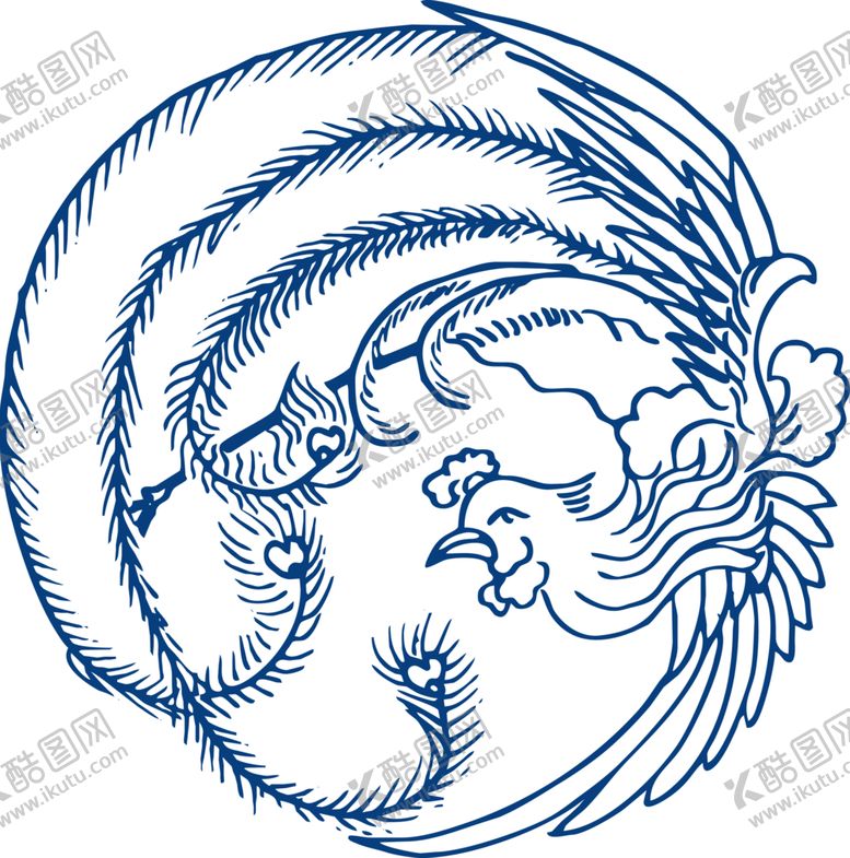 编号：92505205140428327785【酷图网】源文件下载-青花瓷图案