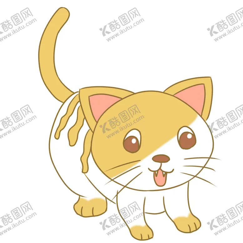 编号：76317903270411542952【酷图网】源文件下载-猫咪卡通图案