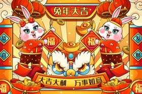 兔子迎新年