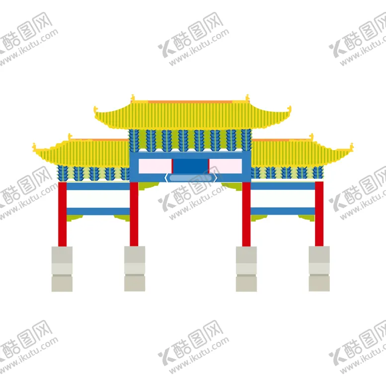 编号：97290604091429387703【酷图网】源文件下载-手绘古建筑