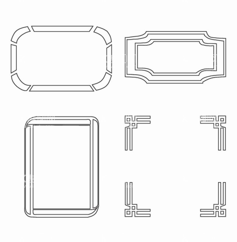 编号：59310511280549509205【酷图网】源文件下载-中式边框