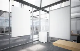 场景样机光影画框智能贴图画框