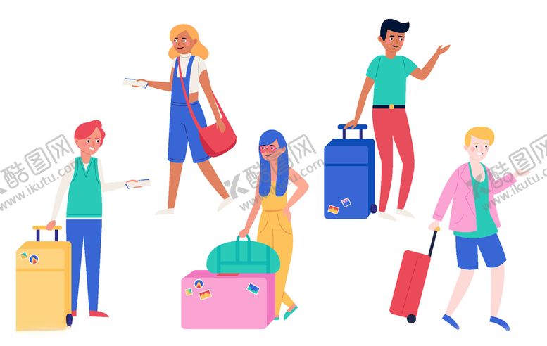 编号：60141609261513063286【酷图网】源文件下载-旅客游客