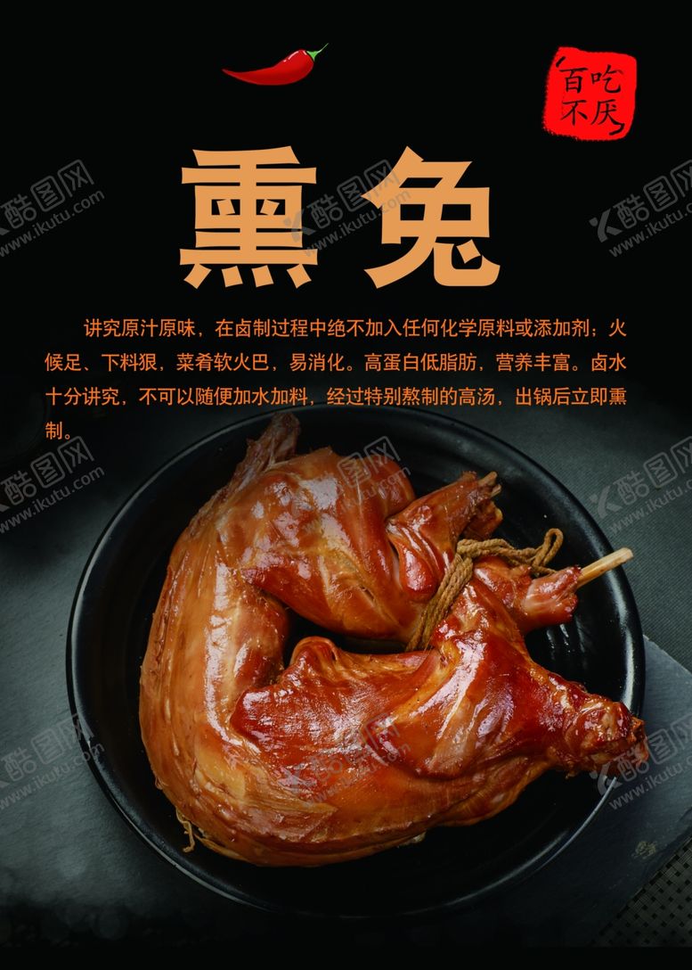编号：76973010242141005071【酷图网】源文件下载-烤兔海报