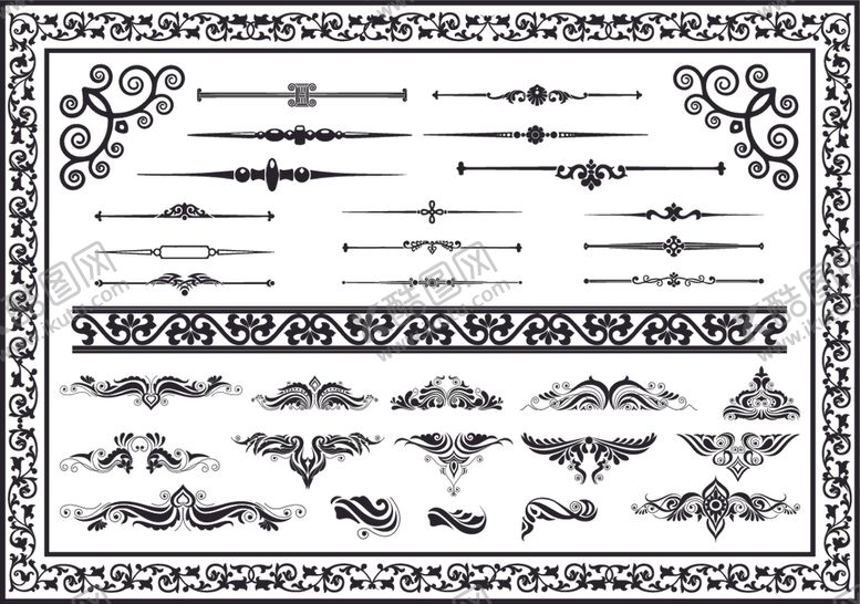 编号：16872910081121262263【酷图网】源文件下载-装饰花纹