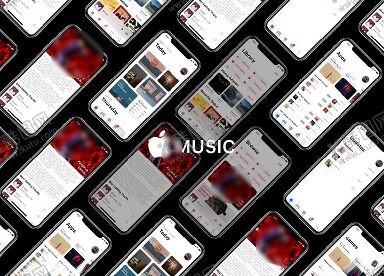 编号：43269110061651337675【酷图网】源文件下载-xd音乐浅色UI设计列表页播放