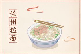 手绘各地小吃