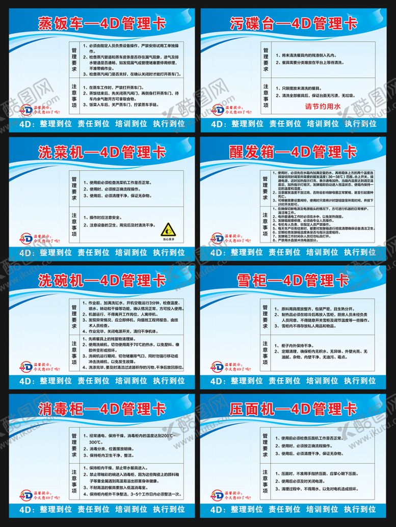 编号：36240509190417594953【酷图网】源文件下载-4D厨房管理卡