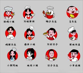 厨师卡通人物