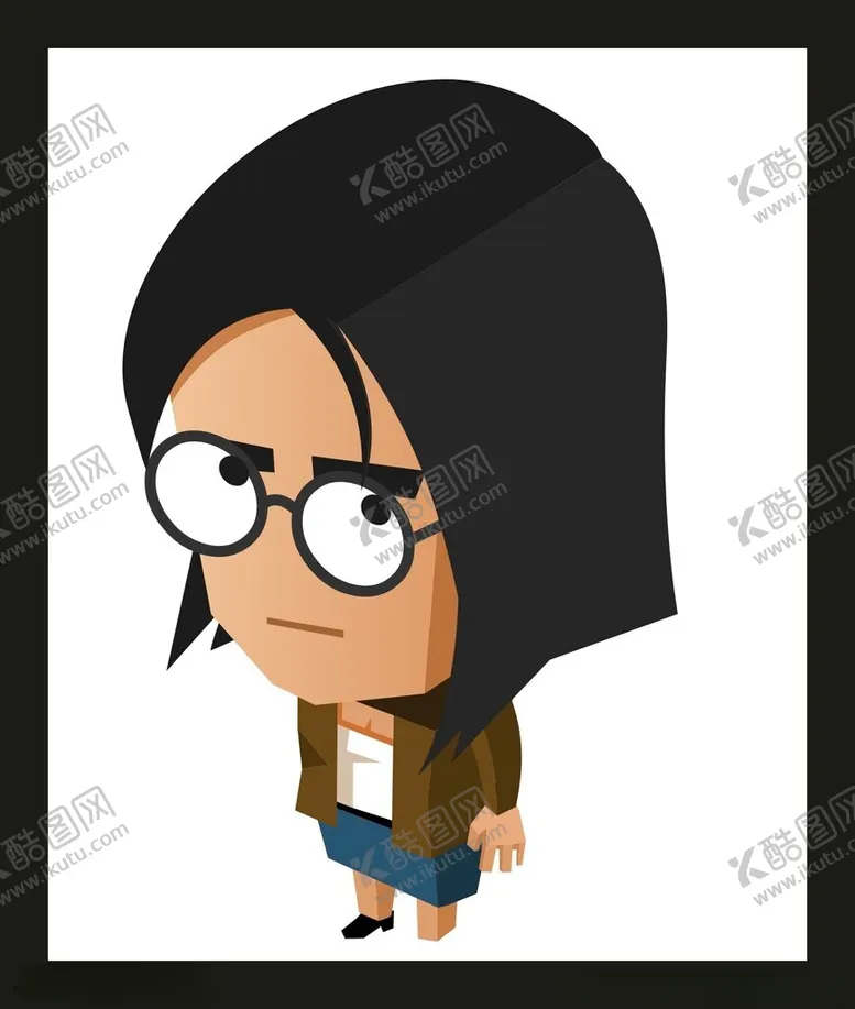 编号：74545702022339331806【酷图网】源文件下载-卡通女孩头像