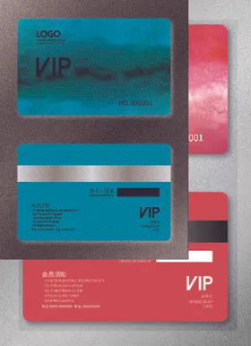 VIP会员卡简约炫彩礼品贵宾