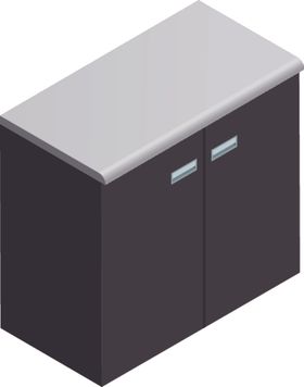 家具室内装潢布局房间插画