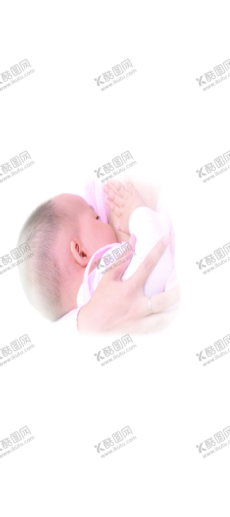 母乳喂养好处蓝色海报宝宝
