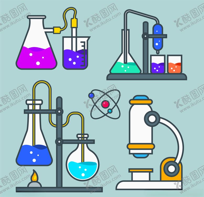 编号：85276310010655547534【酷图网】源文件下载-矢量卡通科学实验