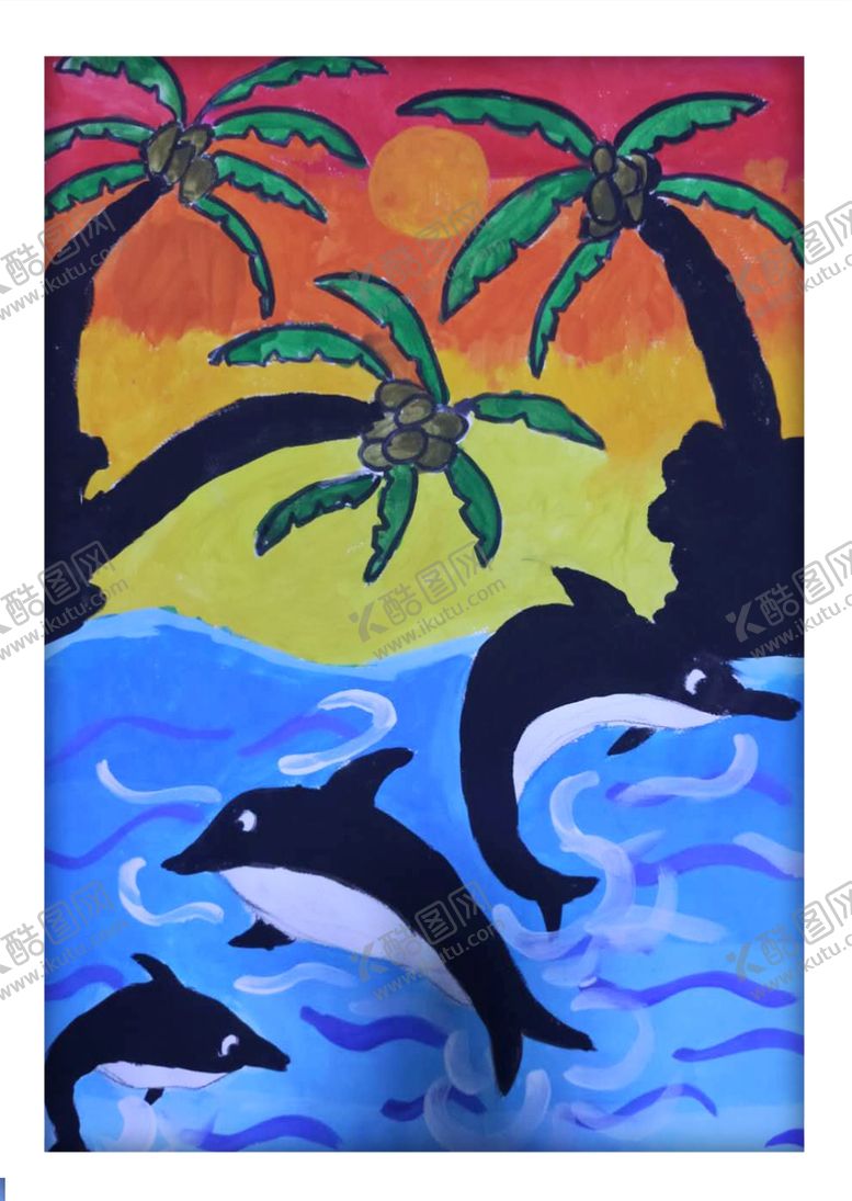 编号：17792509200958577854【酷图网】源文件下载-欢乐的海豚