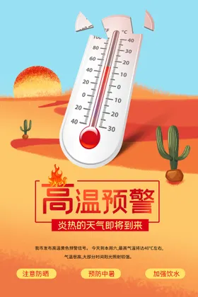 夏季防暑海报