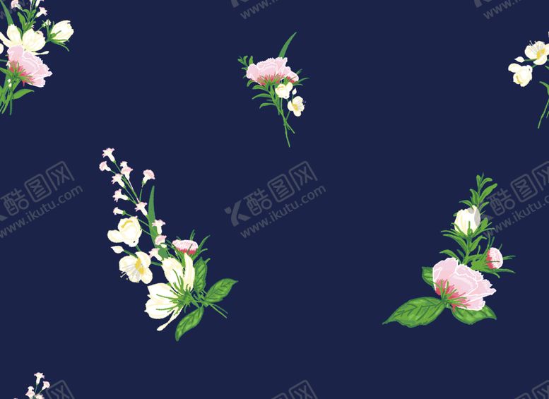 编号：92165305051104007923【酷图网】源文件下载-大牌数码印花图案手绘