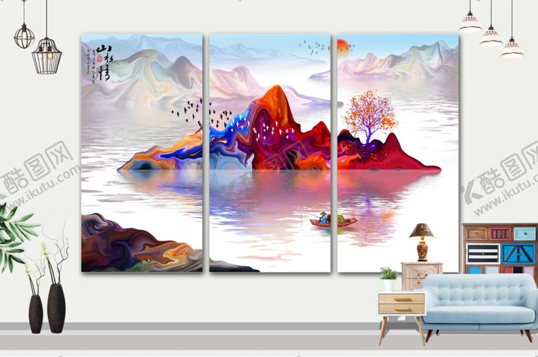 编号：68446006272206229083【酷图网】源文件下载-山水画
