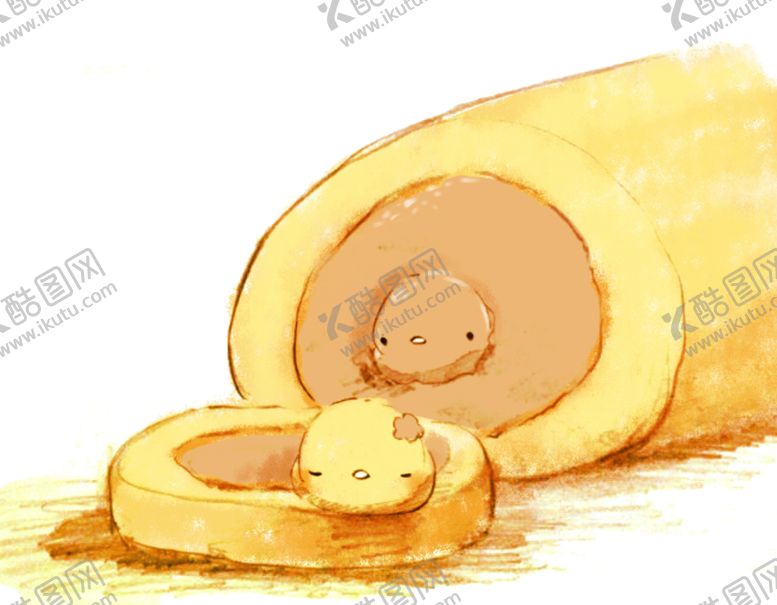 编号：26309109211436294962【酷图网】源文件下载-手绘卡通可爱蛋糕甜点免抠PNG