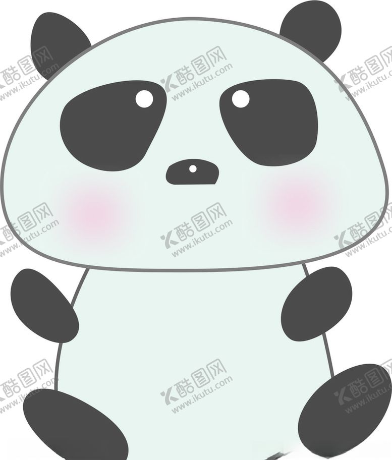 编号：39611809291924283490【酷图网】源文件下载-卡通可爱熊猫
