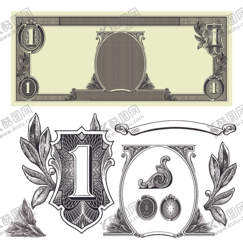 编号：93162010051113495767【酷图网】源文件下载-横版证书防伪花纹欧式边框奖状