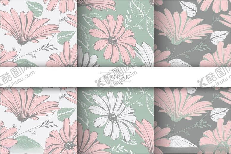 编号：13344404061404266298【酷图网】源文件下载-花卉图案布料纹理设计