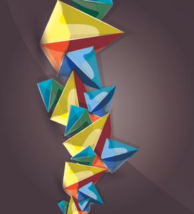 3D立体梦幻背景