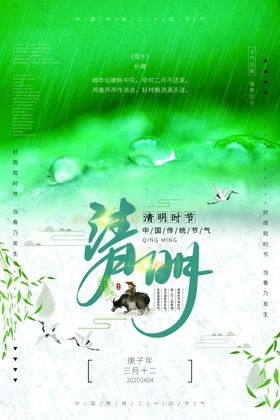 清明节踏青清明清明插画