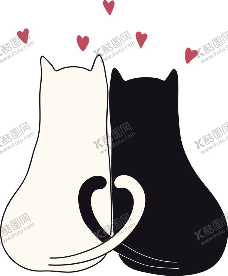 编号：16190807130328346034【酷图网】源文件下载-手绘卡通猫