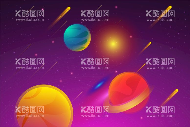 编号：45179310072229074958【酷图网】源文件下载-星球背景 