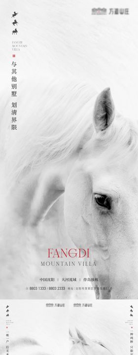 别墅形象价值海报