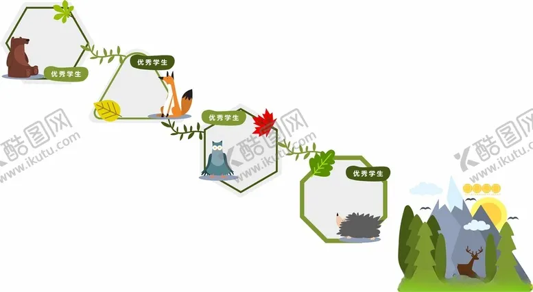 编号：57756702161640574827【酷图网】源文件下载-幼儿园楼梯墙