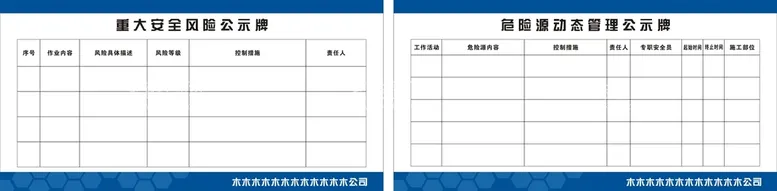 编号：10020901190725201186【酷图网】源文件下载-重大安全风险公示牌 