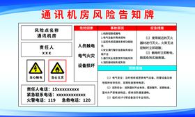 零位罐、储罐风险告知牌