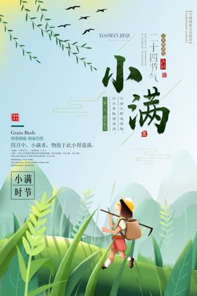 小满节气海报
