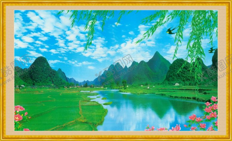 编号：59686705151142021416【酷图网】源文件下载-山水画